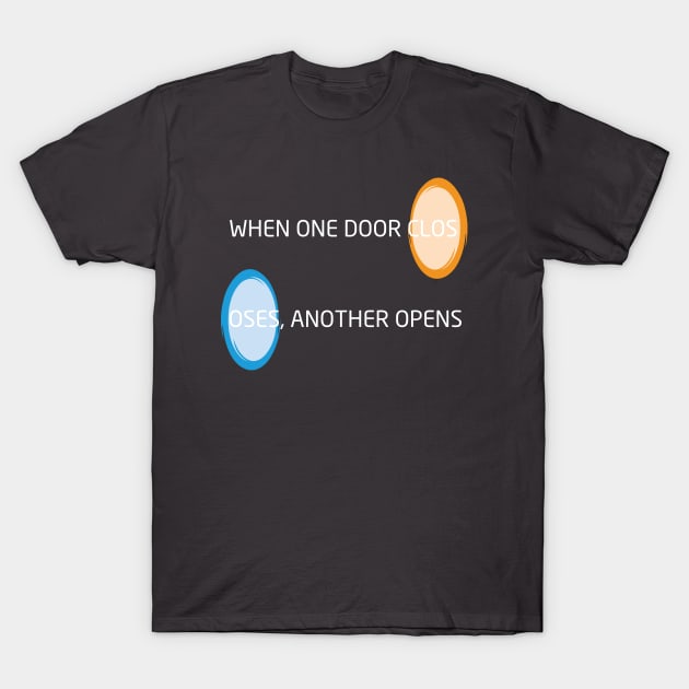 Portal Doors T-Shirt by JJFDesigns